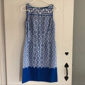 Blue preppy dress